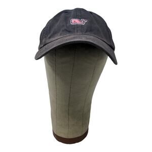 Vineyard Vines Martha's Vineyard Slideback Hat Embroidered Whale Logo Blue